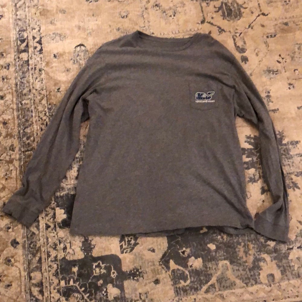 Dark Grey Vineyard Vines long sleeve